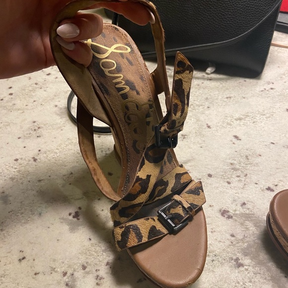 Sam Edelman Chetah Print wedge - Picture 3 of 3